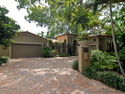 Private, gated Poinciana  Av  Coconut Grove
