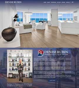 Denise Rubin real estate website, designed by RESI Online